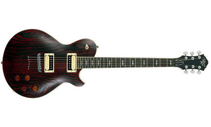 Ele Gtr Patriot Decree Open Pore Trans Red ebonyFB