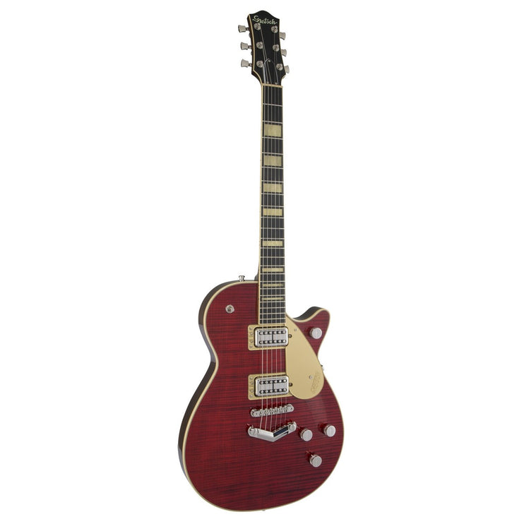 Gretsch G6228FM Players Edition Jet BT Flame Maple Crimson Stain