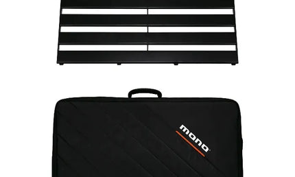 Pedalboard RAIL Large, Black + Stealth Pro Accessory Case, Black