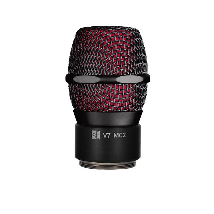 sE Electronics - QRV7MC2BLK - Dynamic Mic Capsule for Sennheiser Wireless systems, Black/Blue