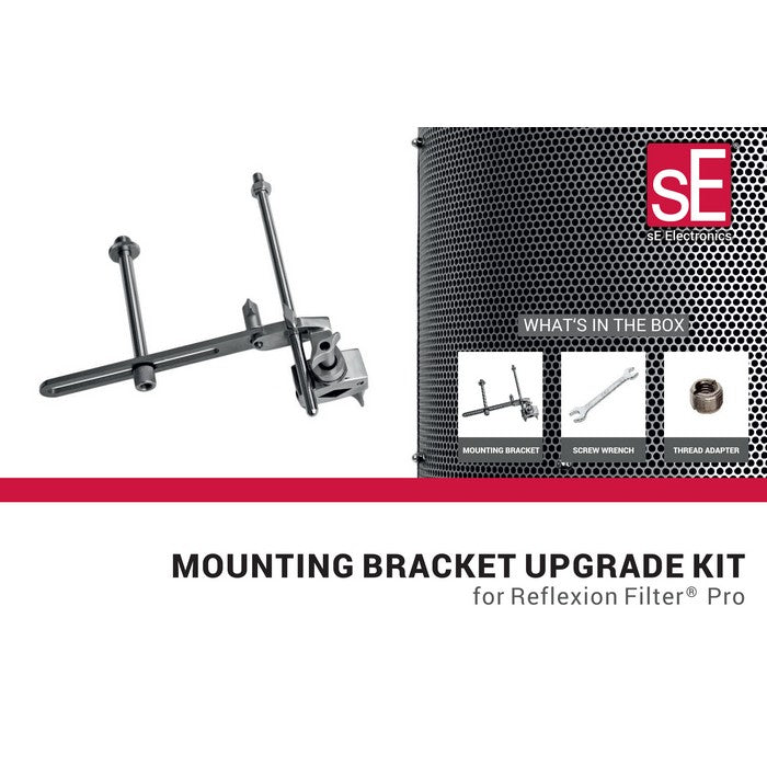 sE Electronics - QRRFPROB2 - Mounting Bracket Upgrade Kit for Reflexion Filter Pro