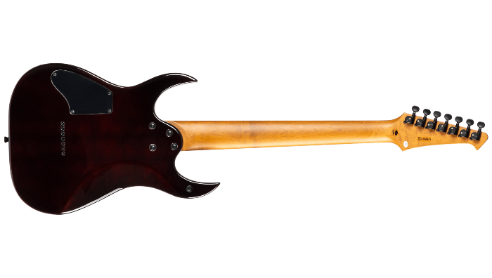 Spira Guitars S-457 TRD – 7-snarige elektrische gitaar – Transparant rood