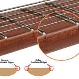 Sire Larry Carlton S7 Flamed Maple New Gen Transparant Black