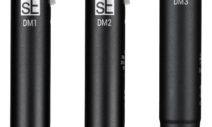 sE Electronics - QRDM3BLK - All-black version of the DM3, ultra-slim active inline preamp