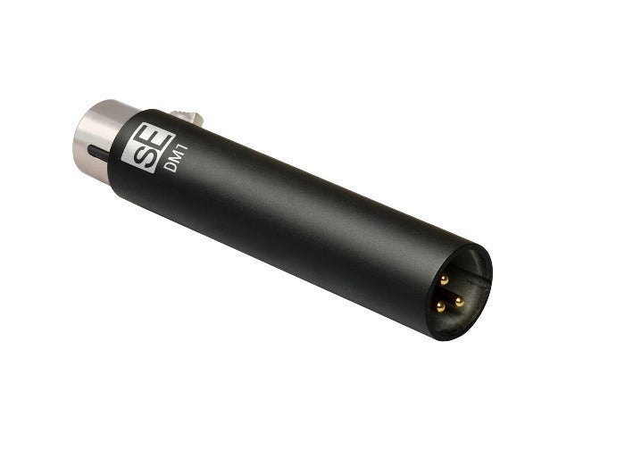 sE Electronics - QRDM3BLK - All-black version of the DM3, ultra-slim active inline preamp