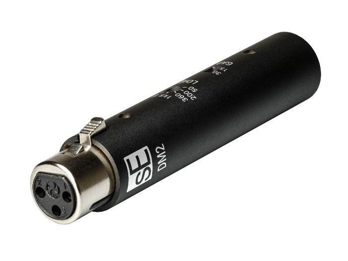 sE Electronics - QRDM2BLK - All-black version of the DM2 ultra-slim active inline preamp