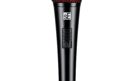 sE Electronics - QRV2SWITCHTS - Entry-level V SERIES dynamic supercardioid multi-purpose microphone with on/off switch.