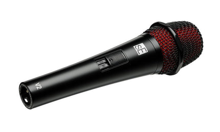 sE Electronics - QRV2SWITCHXLR - Entry-level V SERIES dynamic supercardioid multi-purpose microphone with on/off switch.