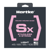 Hartke - Lrhsbsx445 - Stainless Steel Light 4 String (45, 65, 80, 105) Premium Usa Bass Strings