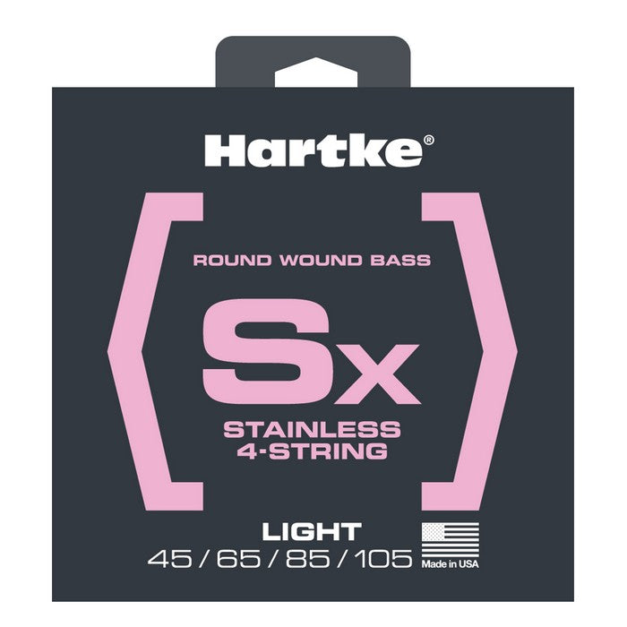 Hartke - Lrhsbsx445 - Stainless Steel Light 4 String (45, 65, 80, 105) Premium Usa Bass Strings