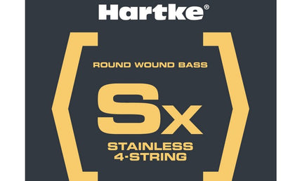 Hartke - LRHSBSX450 - Stainless Steel Medium 4 String (50, 70, 85, 105) Premium Usa Bass Strings