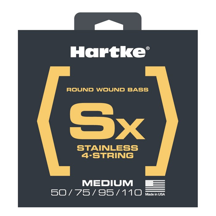 Hartke - LRHSBSX450 - Stainless Steel Medium 4 String (50, 70, 85, 105) Premium Usa Bass Strings