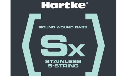 Hartke - Lrhsbsx540 - Stainless Steel Extra Light 5-String (40, 60, 80, 100, 120) Premium Usa Bass Strings