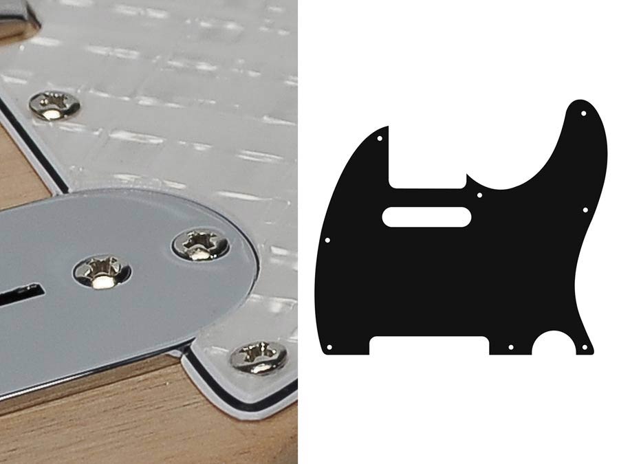 Boston TE-410-PWW slagplaat, Teaser, 4-laags, wit parelmoer webbing, standaard