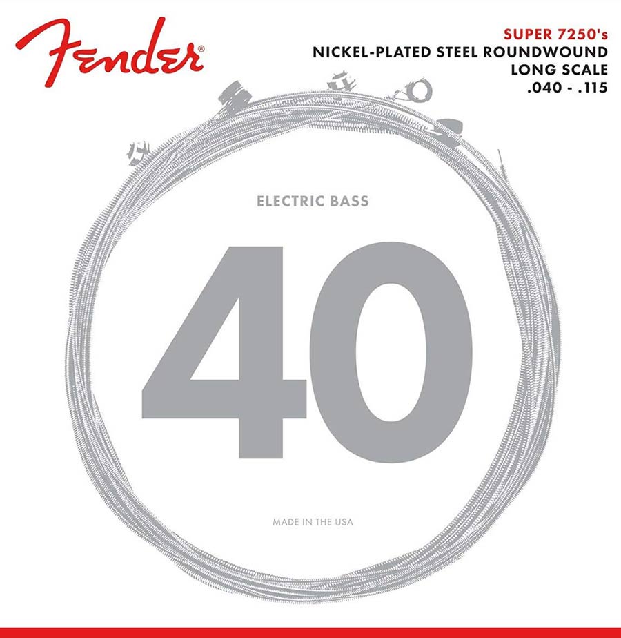 Fender F-72505L SubSonic 7250 Nickel-Plated Steel 5-snarige basgitaarsnaren 40-115