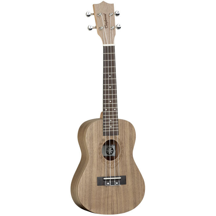 Tanglewood - TWT3 - Model concert ukulele, geheel in black walnoot, lak transparant (open pore) mat  en afgeleverd met Aquila snaren.