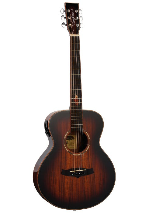 Tanglewood - TW1 E KOA - Tanglewood Mini Koa: Een Compacte Parel voor Muziekliefhebbers