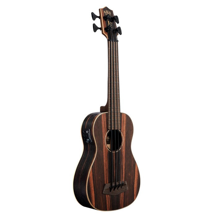 kala - Striped Ebony Fretted Acoustic-Electric U•BASS®