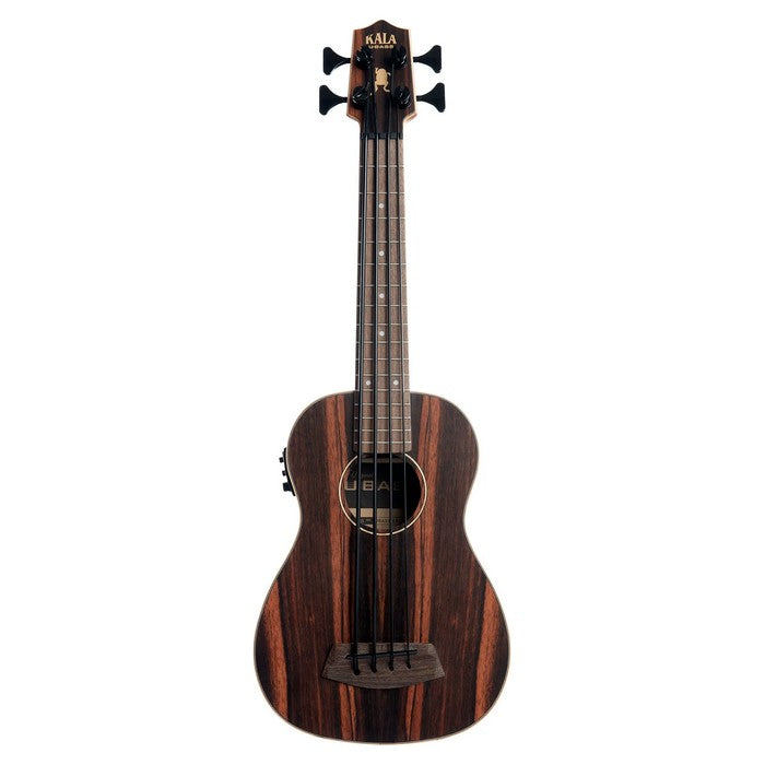 kala - Striped Ebony Fretted Acoustic-Electric U•BASS®