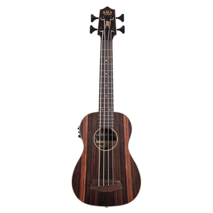 kala - Striped Ebony Fretted Acoustic-Electric U•BASS® w/ Round Wounds