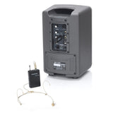 Samson - KRXP106WDE - 100 W Portable PA systeem met Bluetooth® en draadloze headset